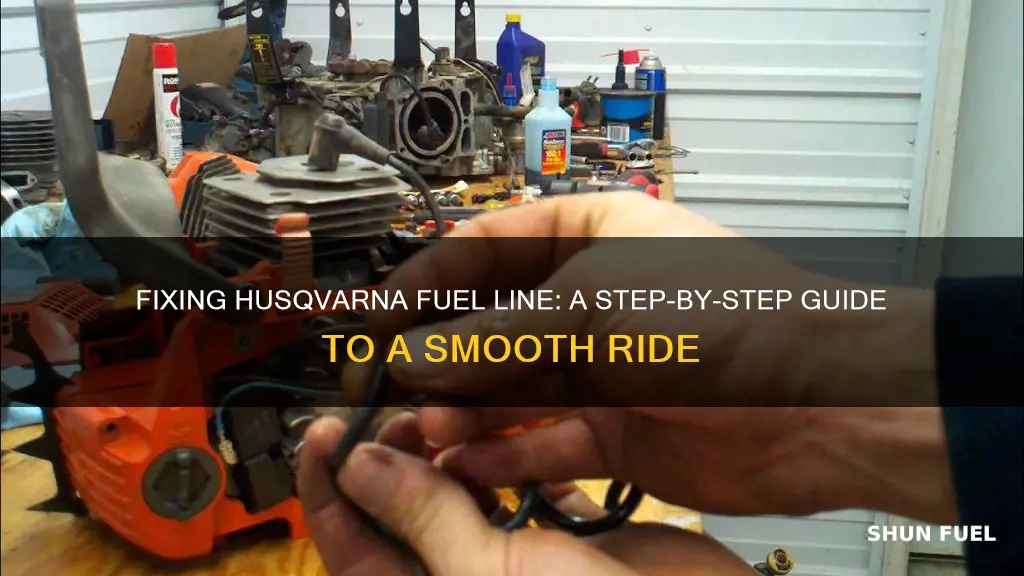 how to repair fuel line husqvarna