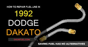 Fuel Line Fix: A Guide to Repairing 1992 Dodge Dakota's Leaks