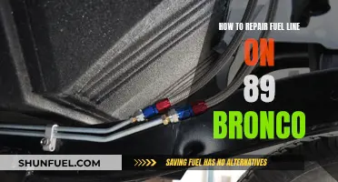 Repairing Fuel Line on '89 Bronco: A Comprehensive Guide
