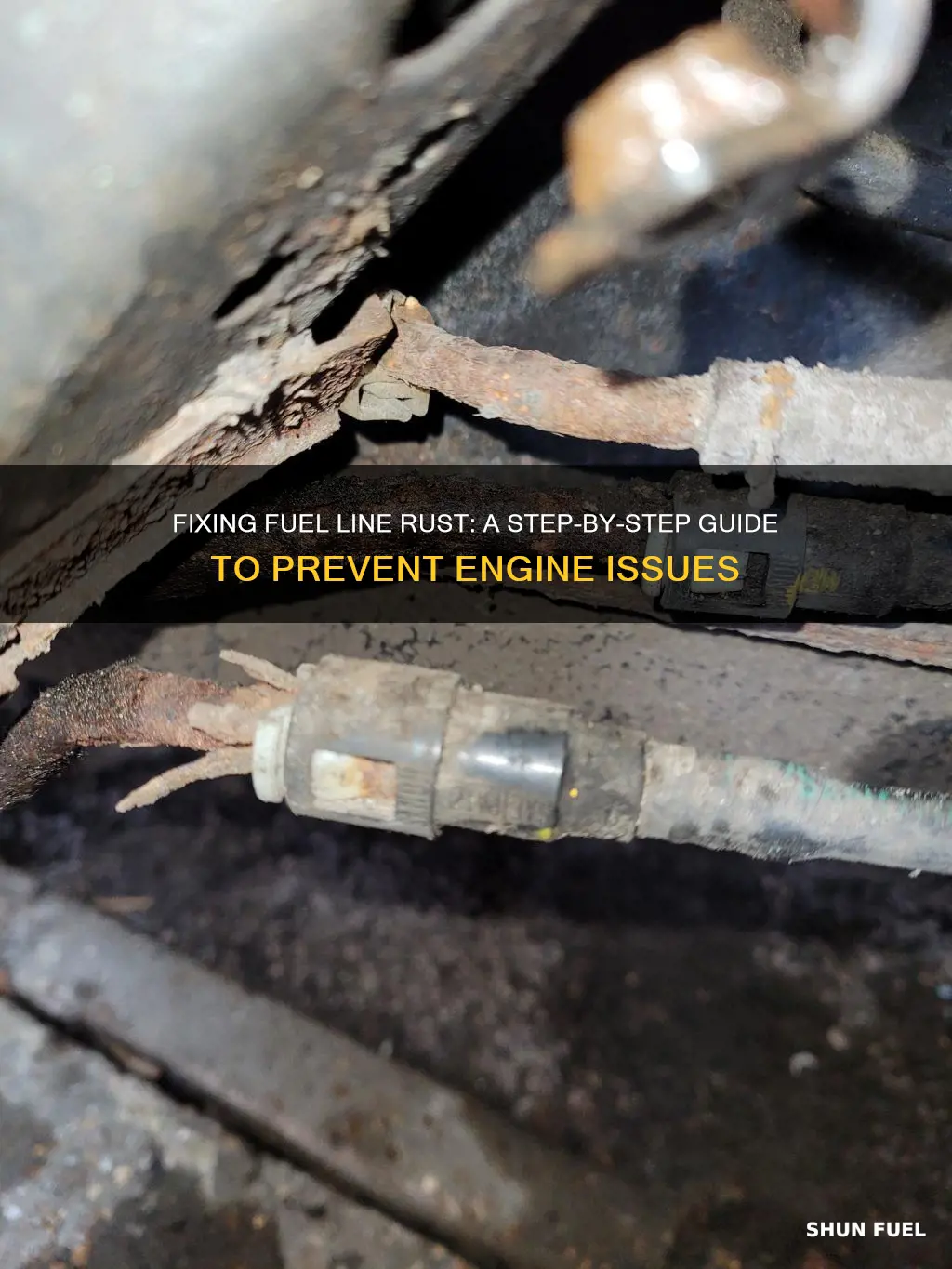 how to repair fuel line rusted