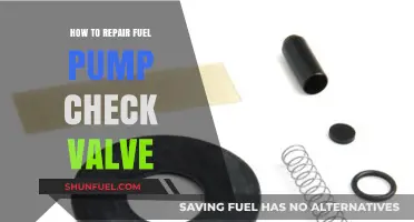 Step-by-Step Guide to Repairing Your Fuel Pump Check Valve