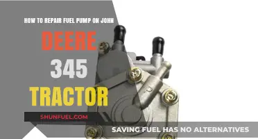 Repairing Your John Deere 345 Tractor's Fuel Pump: A DIY Guide