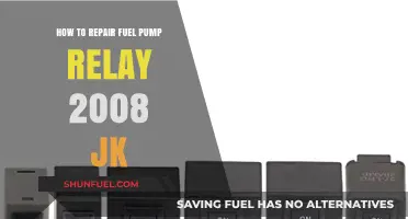 Repairing Fuel Pump Relay in 2008 Jeep JK Wrangler: DIY Guide