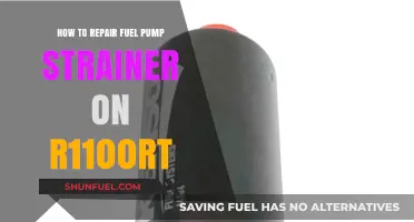 Repairing Your R1100RT Fuel Pump Strainer: A Step-by-Step Guide