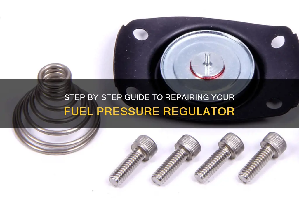 how to repair fuel regulator