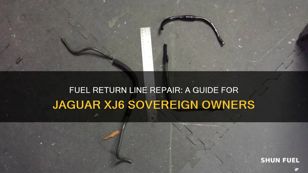 how to repair fuel return line 1990 jaguar xj6 sovereign