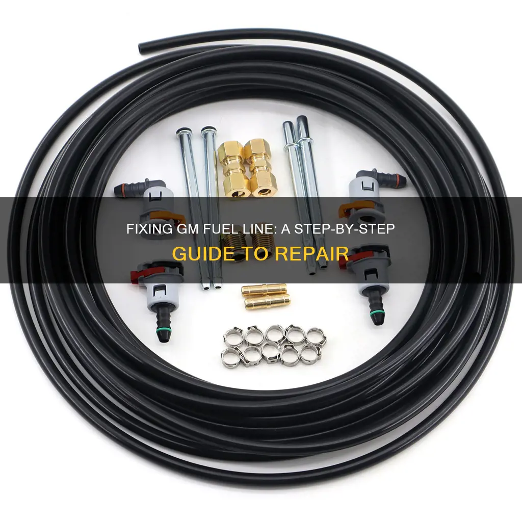 how to repair gm fuel line