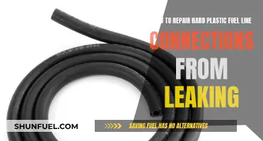 Repairing Hard Plastic Fuel Line Connections: Stop the Leak