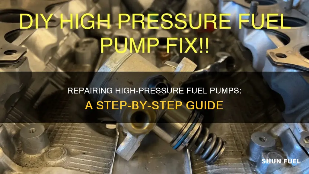 how to repair high pressure fuel pump