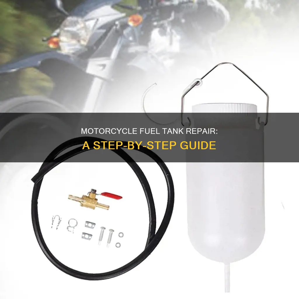 how to repair motorcycle fuel tank