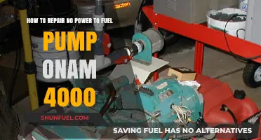 Fixing No Power to Fuel Pump on Onan 4000: Step-by-Step Guide