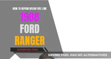 Repairing Nylon Fuel Lines in a 1988 Ford Ranger
