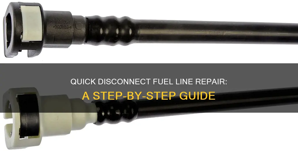 how to repair quick disconnect fuel line