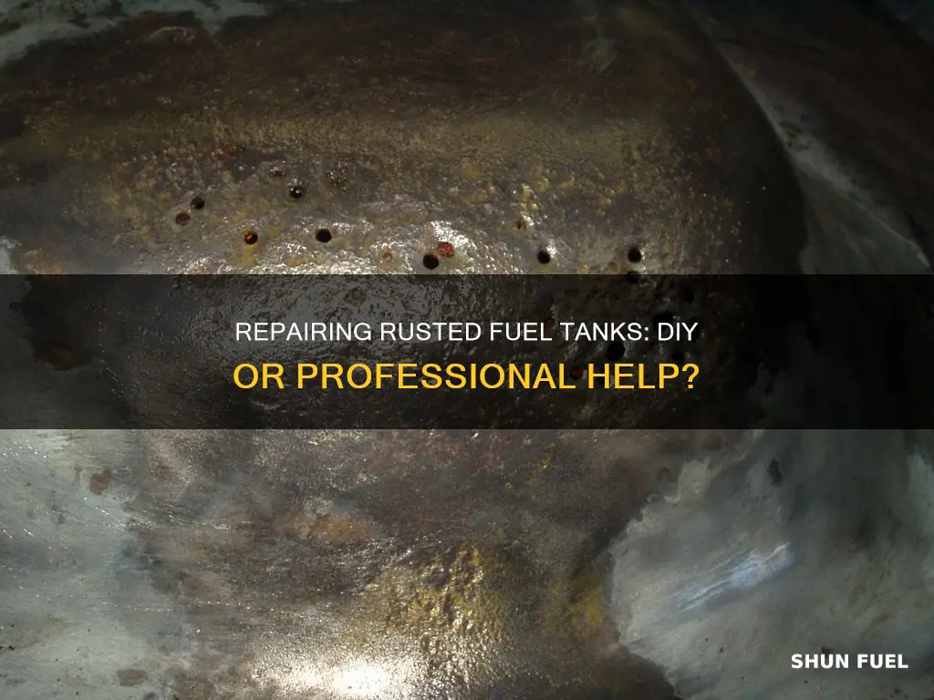 how to repair rusted fuel tank