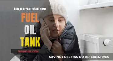 Fixing a Leaking Home Fuel Oil Tank