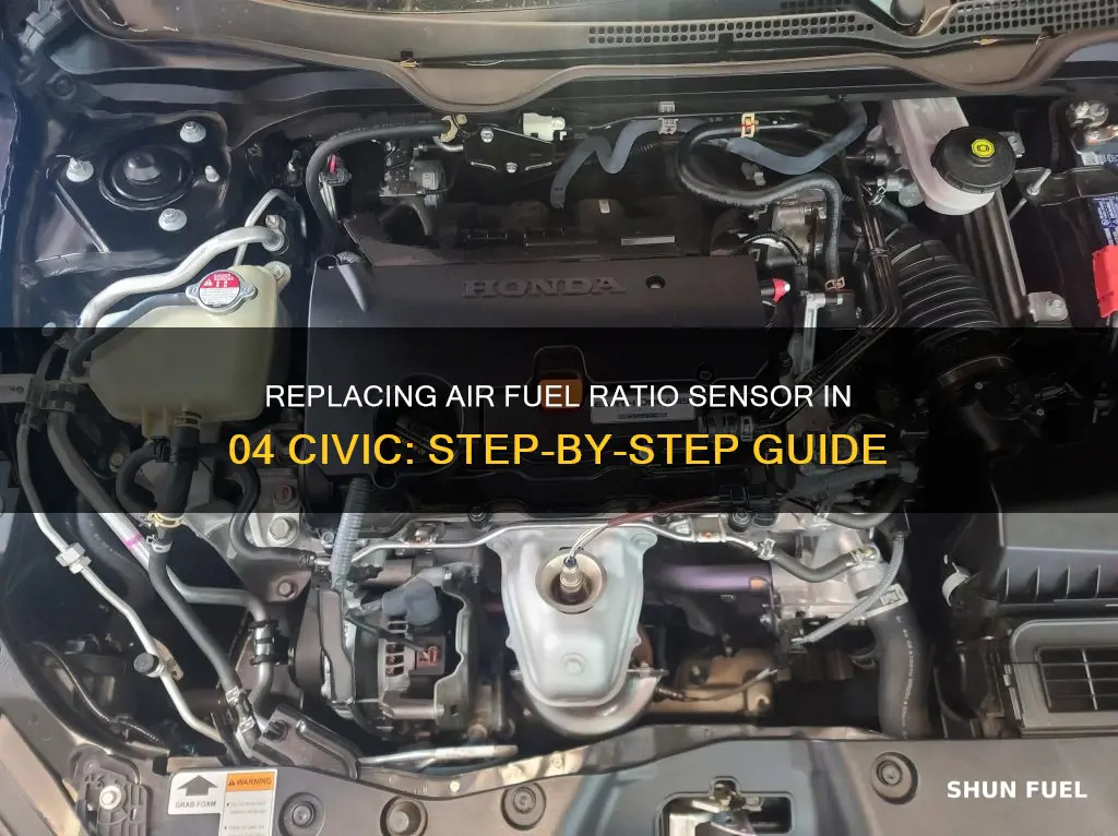 how to replace 04 civic air fuel ratio sensor