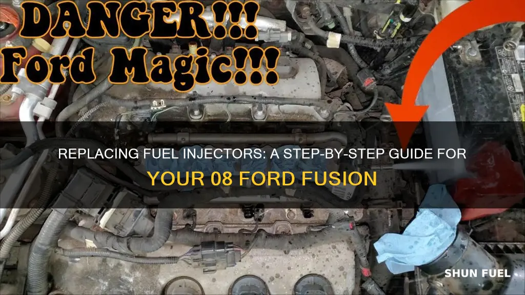 how to replace 08 ford fusion fuel injector