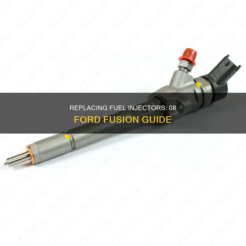 how to replace 08 ford fusion fuel injector