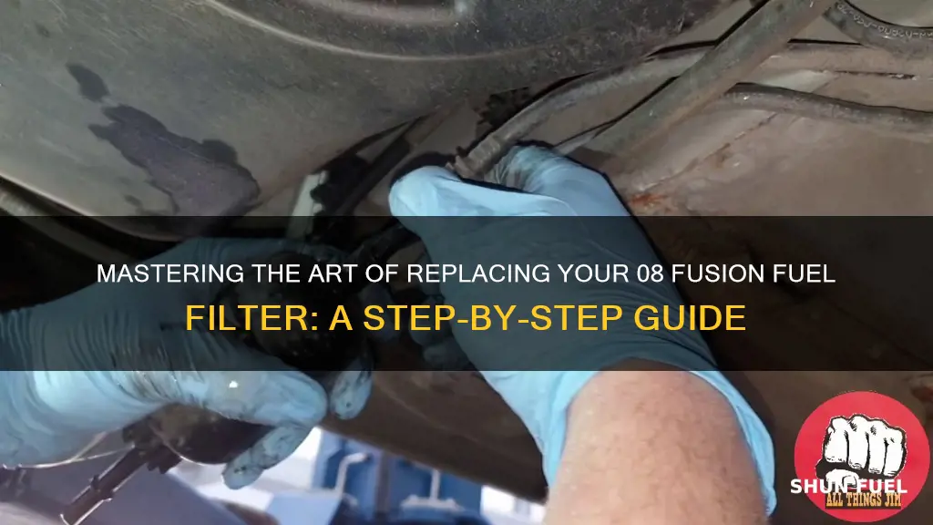 how to replace 08 fusion fuel filter