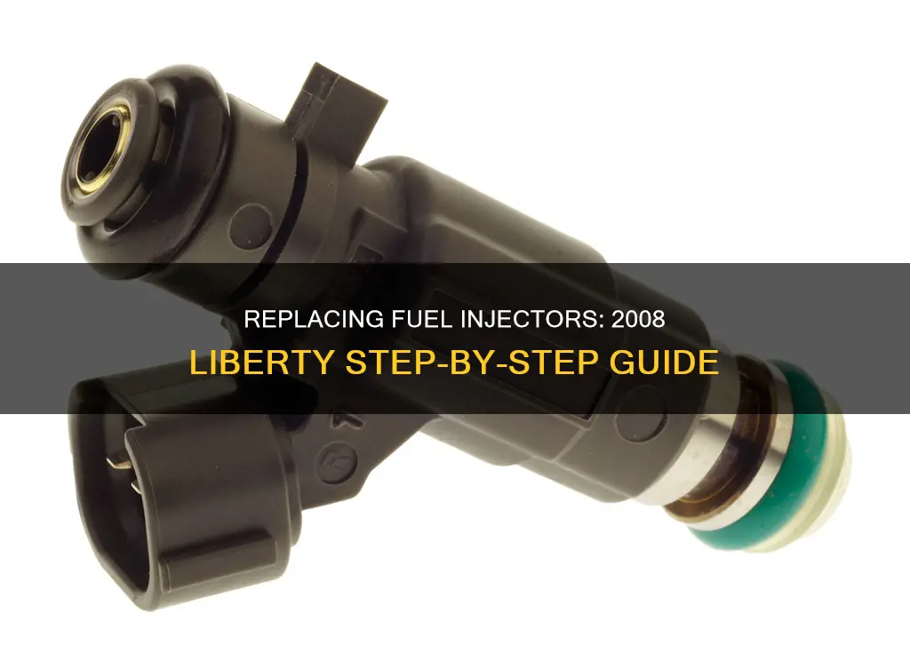 how to replace 08 liberty fuel injector
