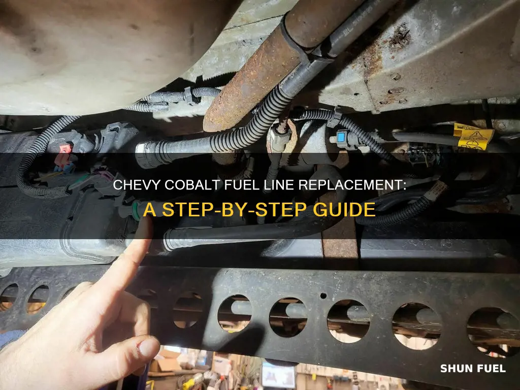 how to replace 09 chevy cobalt fuel return line