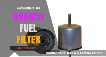 Replacing the 1985 Bronco Fuel Filter: A Step-by-Step Guide