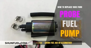 Replacing the Fuel Pump in Your 1992 Ford Probe: A Step-by-Step Guide