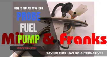 Replacing the Fuel Pump in a 1992 Ford Probe