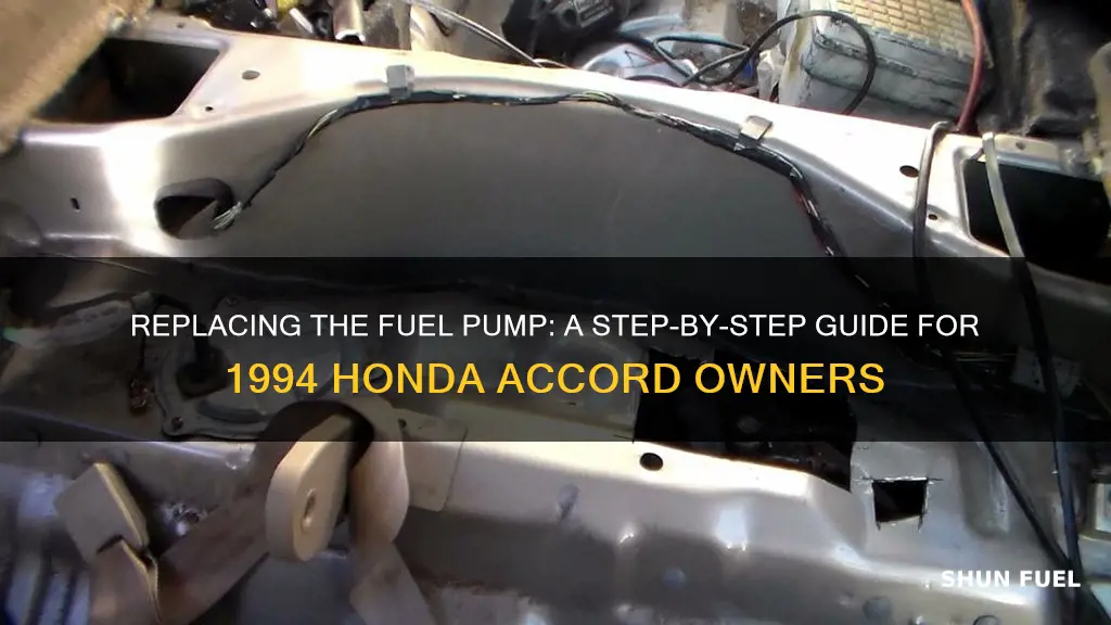 how to replace 1994 honda accord fuel pump