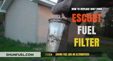 Replacing the Fuel Filter: A Step-by-Step Guide for Your 1997 Ford Escort