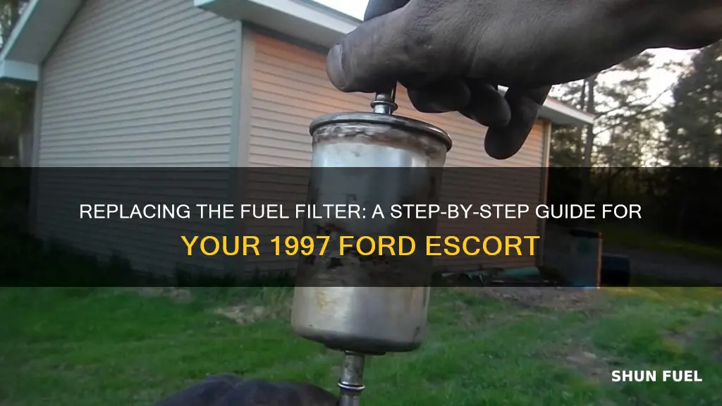 how to replace 1997 ford escort fuel filter