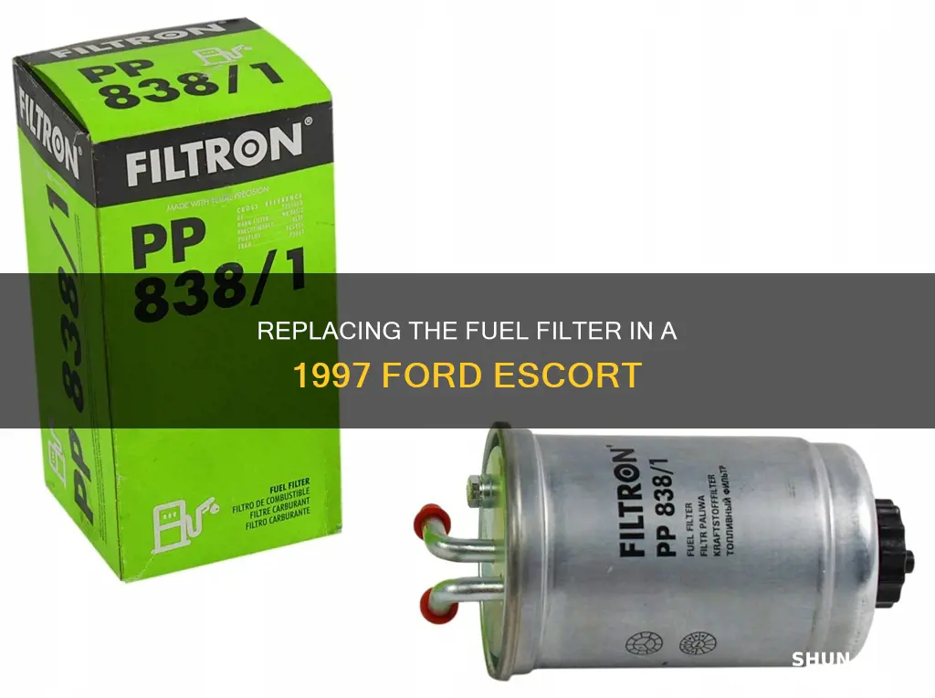 how to replace 1997 ford escort fuel filter