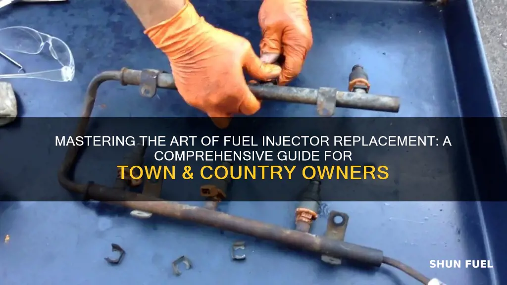 how to replace 1997 town and country fuel injector