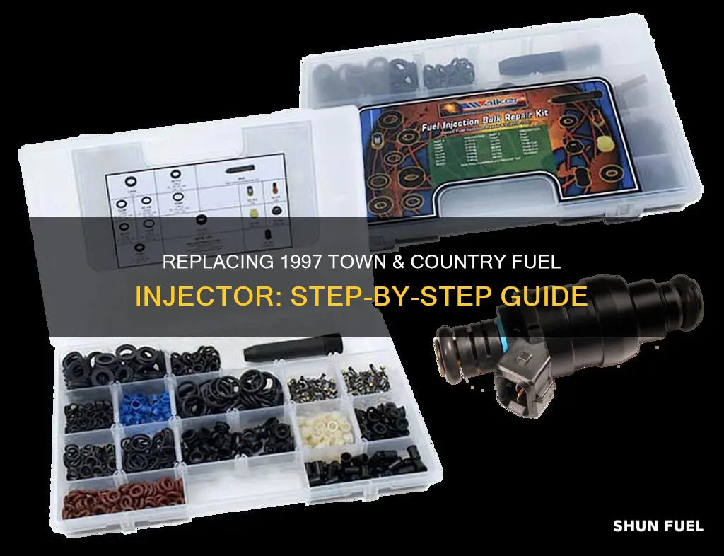how to replace 1997 town and country fuel injector