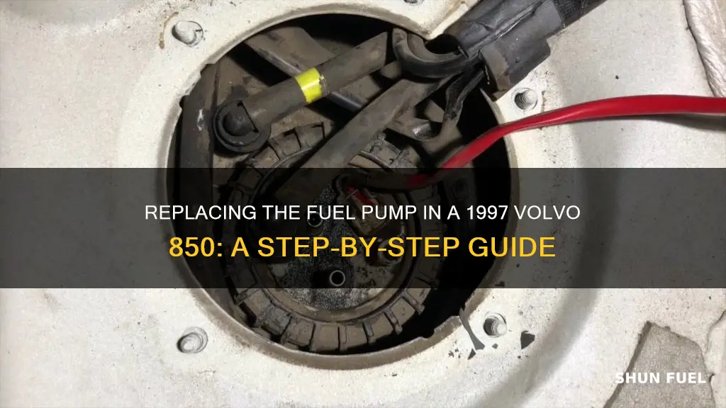 how to replace 1997 volvo 850 fuel pump