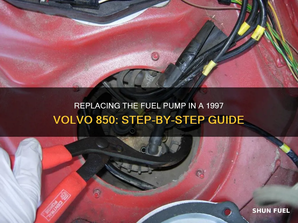 how to replace 1997 volvo 850 fuel pump