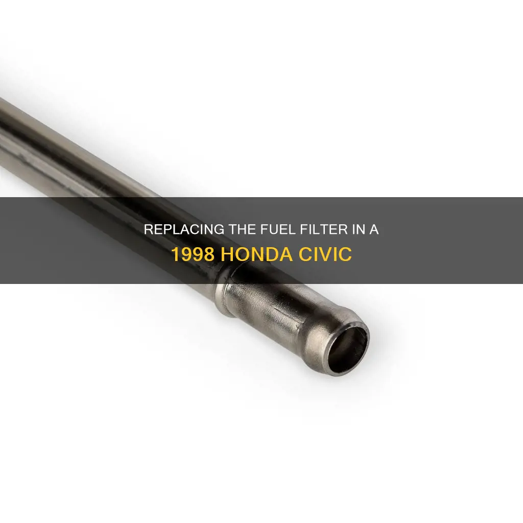 how to replace 1998 honda civic fuel filter