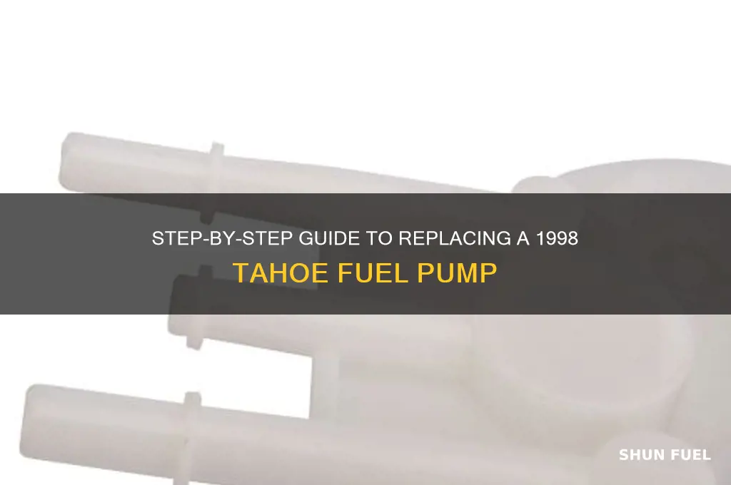 how to replace 1998 tahoe fuel pump