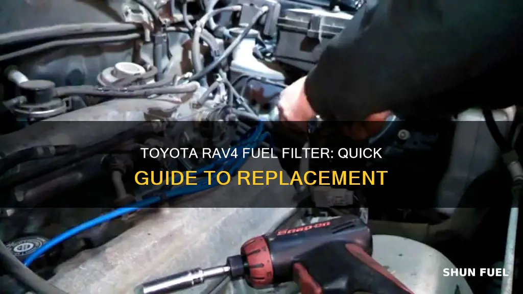 how to replace 1999 toyota rav4 fuel filter