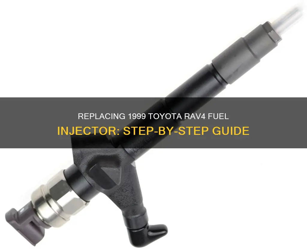 how to replace 1999 toyota rav4 fuel injector