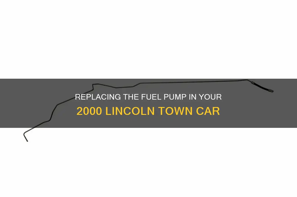 how to replace 2000 lincoln town car fuel pump