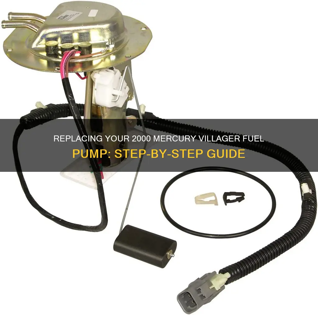 how to replace 2000 mercury villager fuel pump