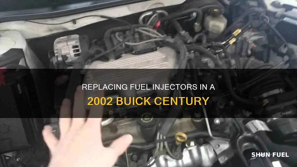 how to replace 2002 buick century fuel injector