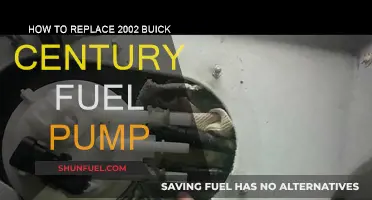 Replacing the Fuel Pump in a 2002 Buick Century