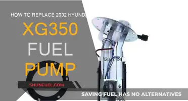 Fuel Pump Replacement: 2002 Hyundai XG350 Guide