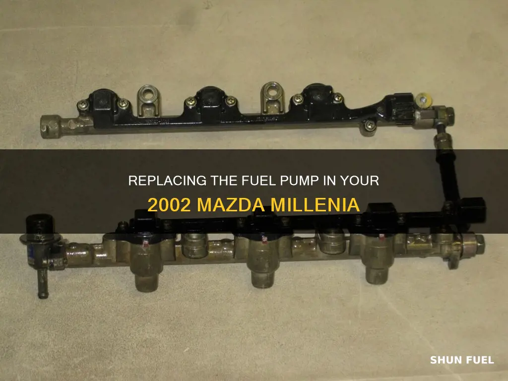 how to replace 2002 mazda millenia fuel pump