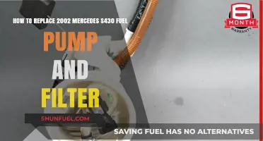 Fuel Pump and Filter Replacement Guide for 2002 Mercedes S430