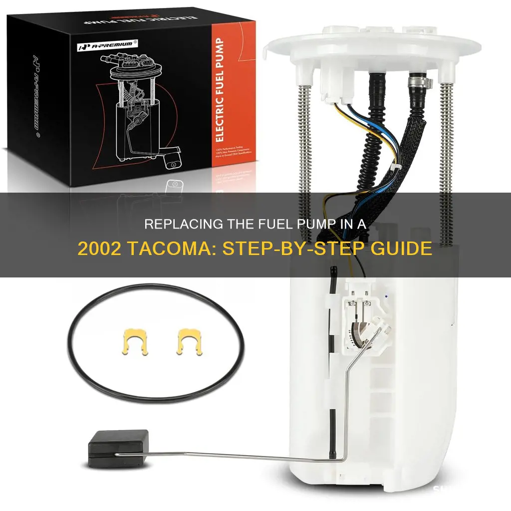 how to replace 2002 tacoma fuel pump