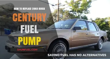Step-by-Step Guide to Replacing a 2003 Buick Century Fuel Pump