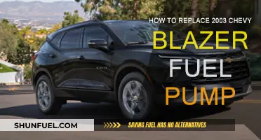 Replacing Fuel Pump in 2003 Chevy Blazer: Step-by-Step Guide